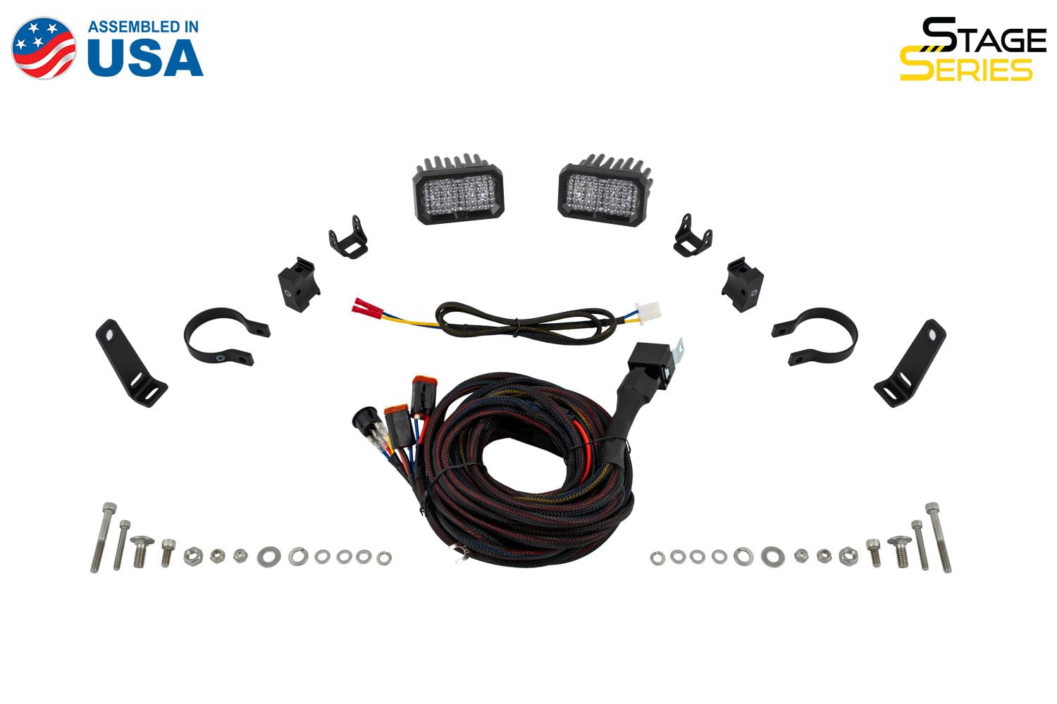 Diode Dynamics C2 Stage Series 1.0 Universal Roll Bar Reverse Light kit, Pro