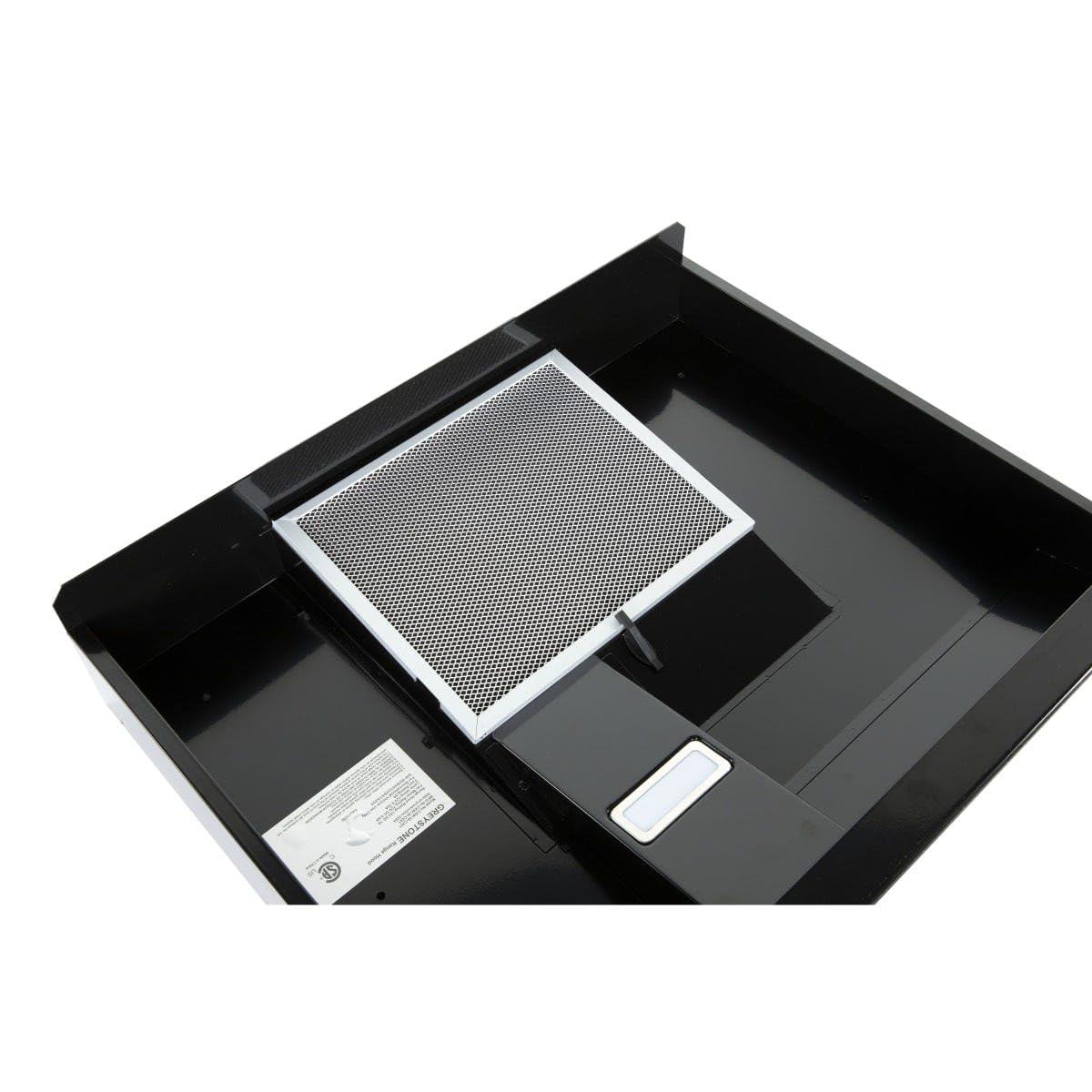 Greystone 22" Super Slim Range Hood - Vented, 12V, Black