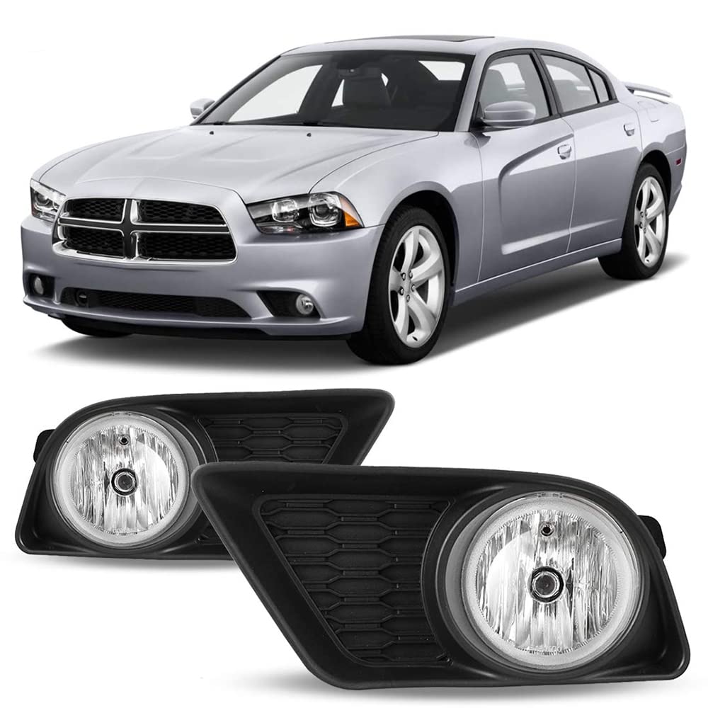 Winjet OEM Series WJ30-0410-09 for [2011-2014 Dodge Charger] Driving Fog Lights + Switch + Wiring Kit