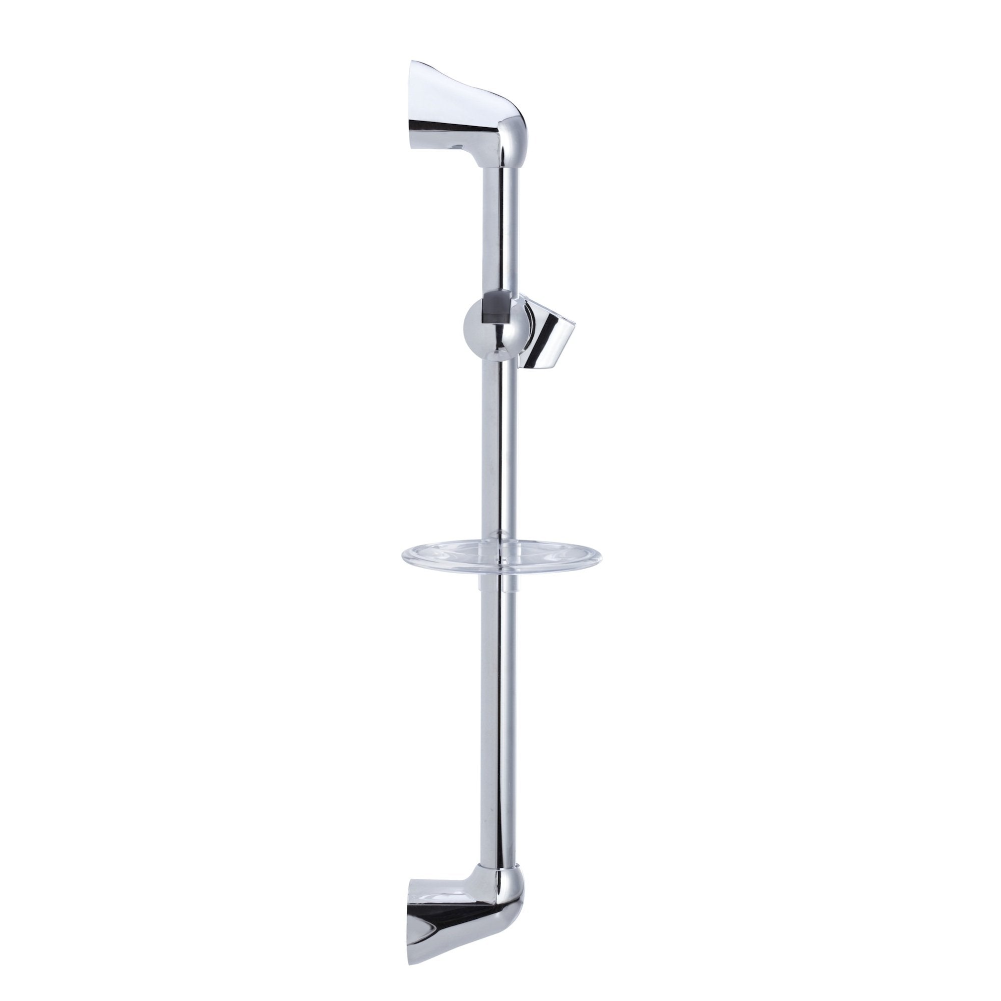 Dura Faucet RV Adjustable Handheld Showerhead DF-SA300CL-CP Shower Slide Bar (Chrome)