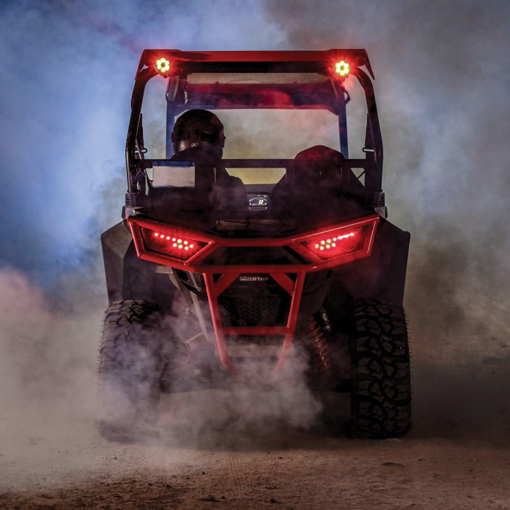Round LED Warning Light J.W. SPEAKER, Model Trail 6 Flash
