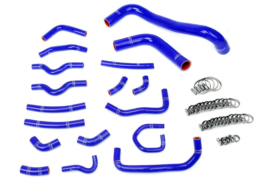 HPS Blue Silicone Radiator + Heater Hose Kit Compatible for 1998-2002 Lexus LX470 Toyota Land Cruiser 4.7L V8, Coolant 57-1914-BLUE