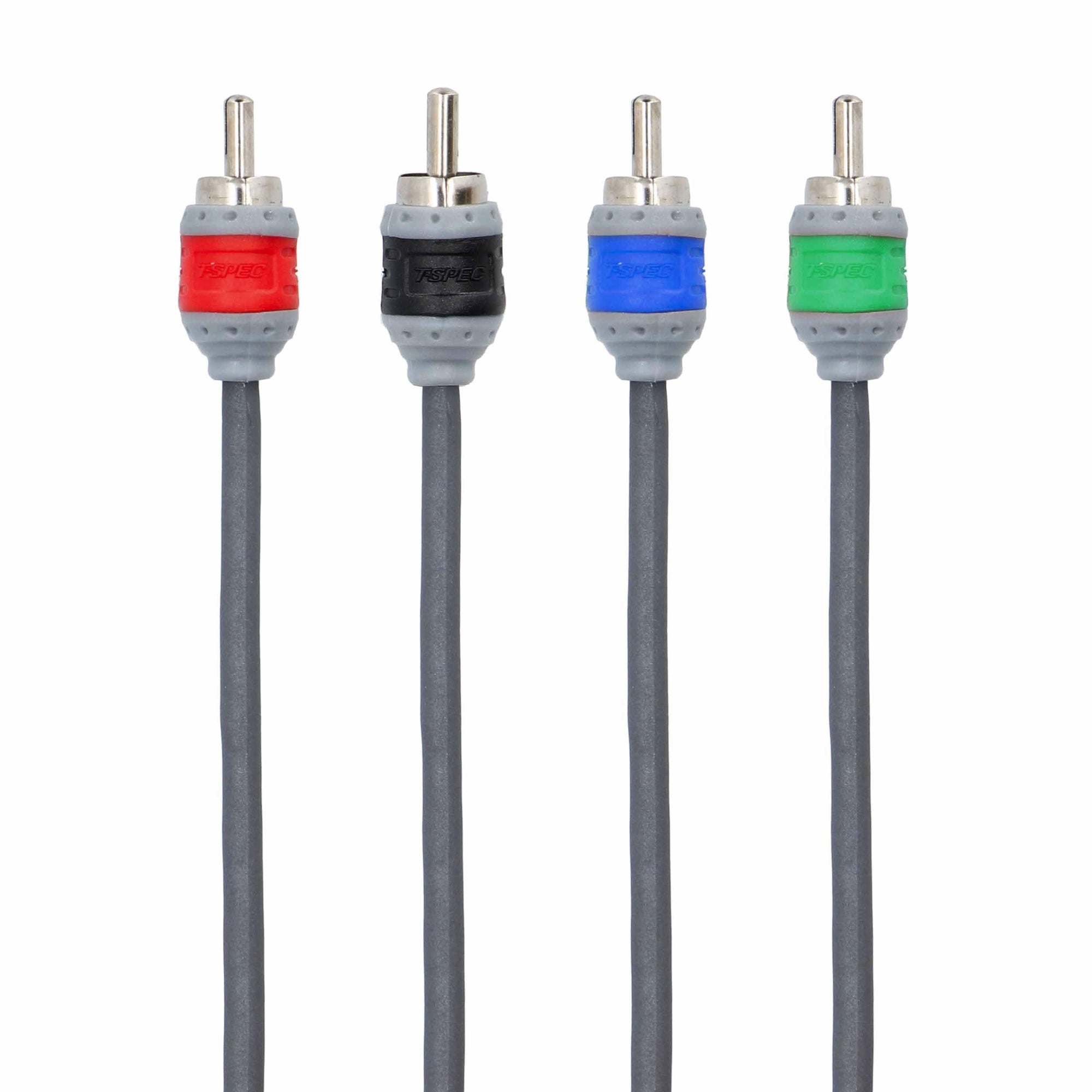 RCA v8 Series T-Spec 4-Channel Audio Cable - 17 FT