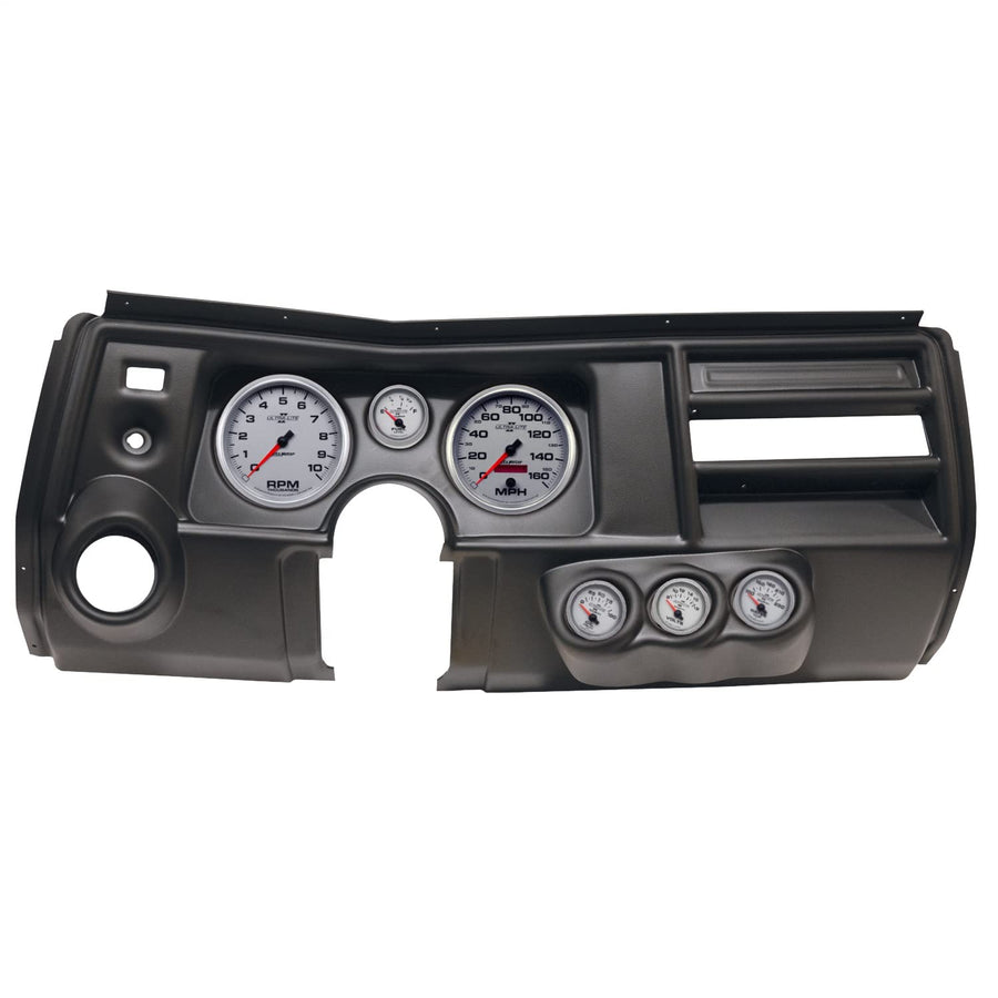 AutoMeter Dash Kit Direct Fit, (5" X2, 2 1/16" X4), Chevy Chevelle Vent 69, Ultra-Lite Ii (2911-14)