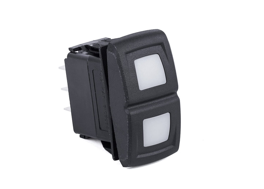 Rocker Switch, Sierra RK19090, Illuminated, Contura XIV DPDT