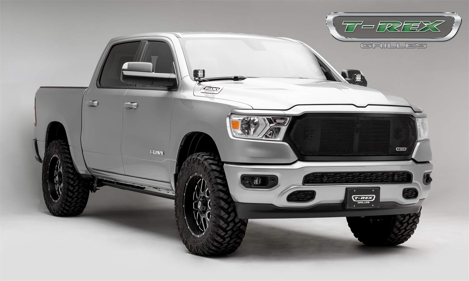 T-Rex Grilles Upper Class Series Main Grille 2019-2022 Ram 1500 Laramie, Lone Star, Big Horn, Tradesman, Black, 1 Pc, Replacement, Does Not Fit Vehicles with Camera - PN #51465
