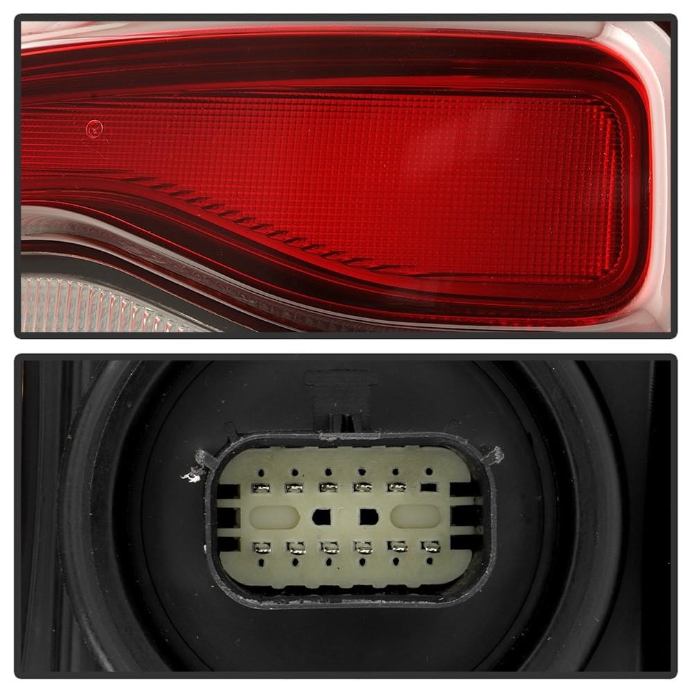 Dodge Ram 2500 Spyder (POE) 19-24 w/Blind Spot Detection Ready (No Module) Black Bezel LED Tail Light - OE Left