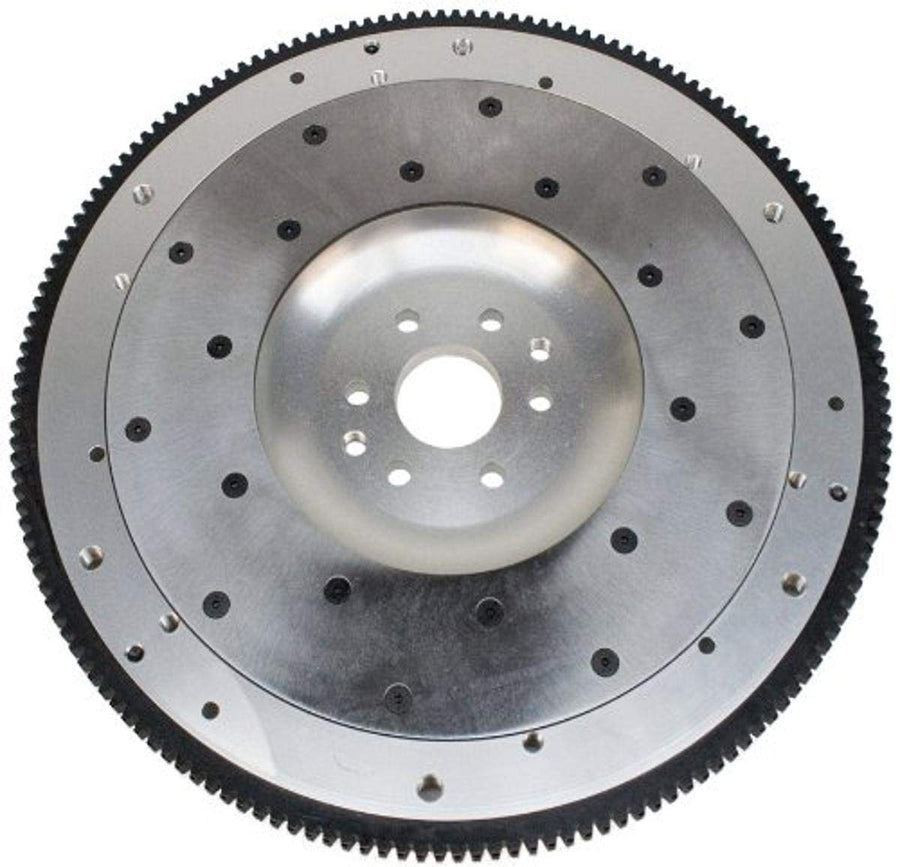 12 lb. PRW 1928101 SFI 6061 T-6 Billet Aluminum 164T 8-Bolt Flywheel with 1045 Steel Friction Plate for Ford 4.6L Modular V8