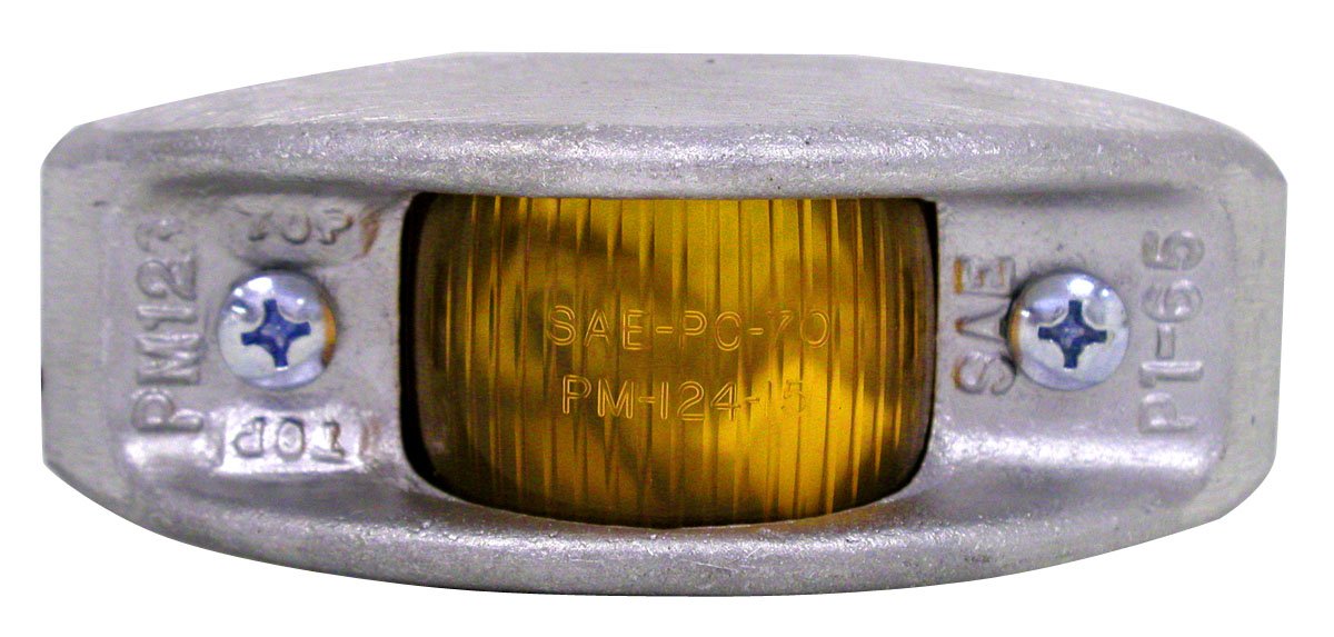 Amber Peterson Manufacturing 123A Cast-Aluminum Clearance and Side Marker Light
