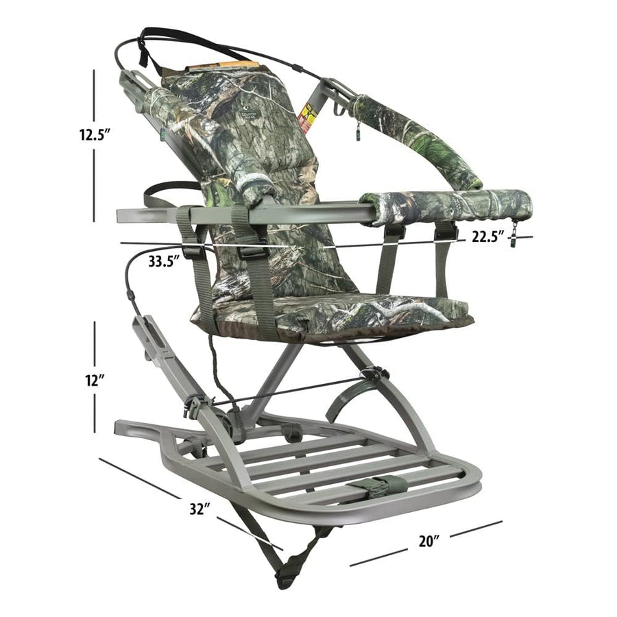 Mini Viper SD Summit Treestands Climbing Treestand, Mossy Oak