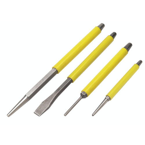 W753 Performance Tool 4-Piece Punch and Chisel Set