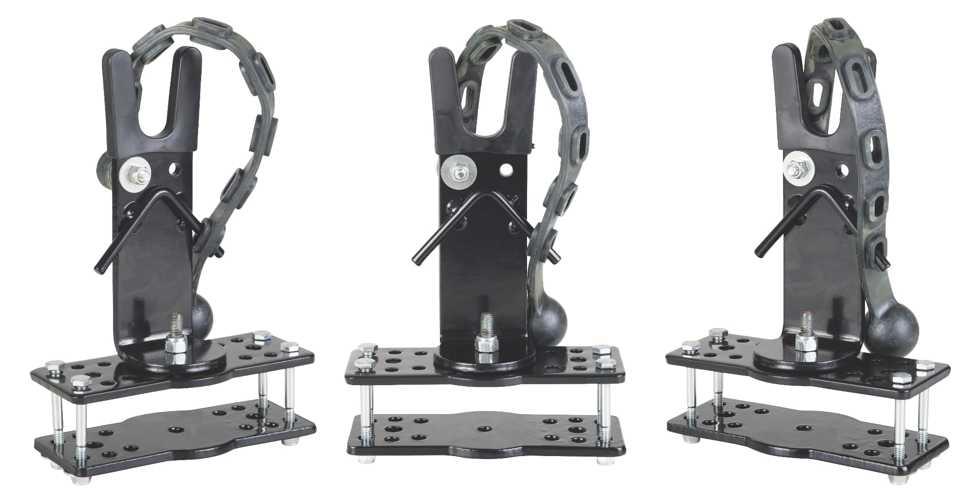 CLAM ATV Universal Auger Mount – Heavy-Duty 3-Point Bracket, Secure Transport for Ice Fishing Augers