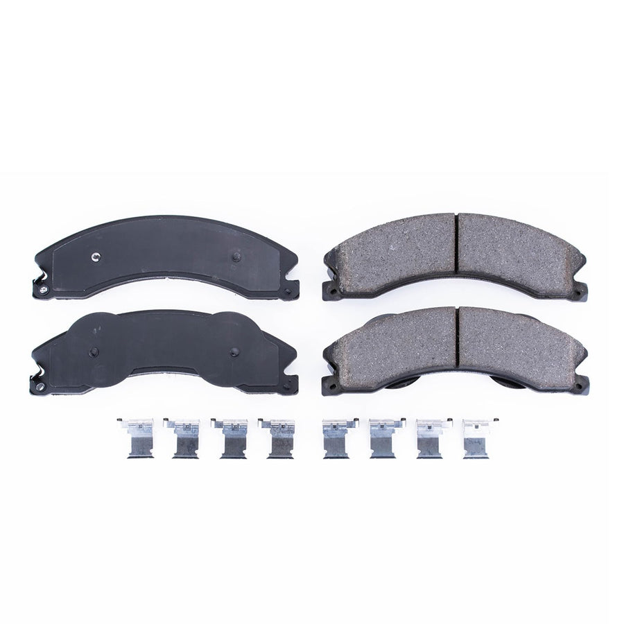 Z17 Power Stop 17-1411, Front Ceramic Brake Pads with Hardware