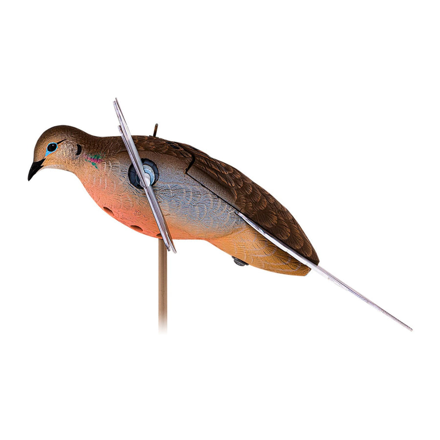 PowerFlight Avian-X Spinning Wing Dove Life-Size Motion Decoy - Durable Weather-Resistant Realistic Lifelike Hunting Decoy with Mounting Stake & Carry Bag Included