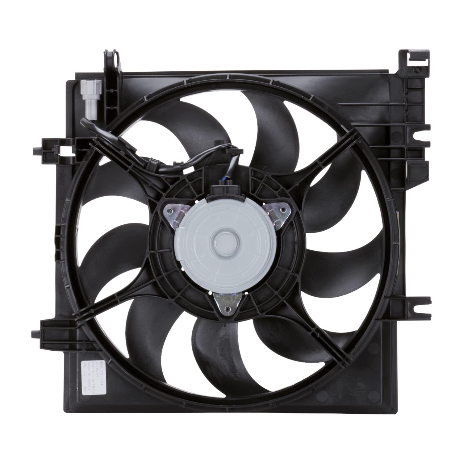 Subaru Left TYC 601260 Compatible with Replacement Cooling Fan Assembly, Black