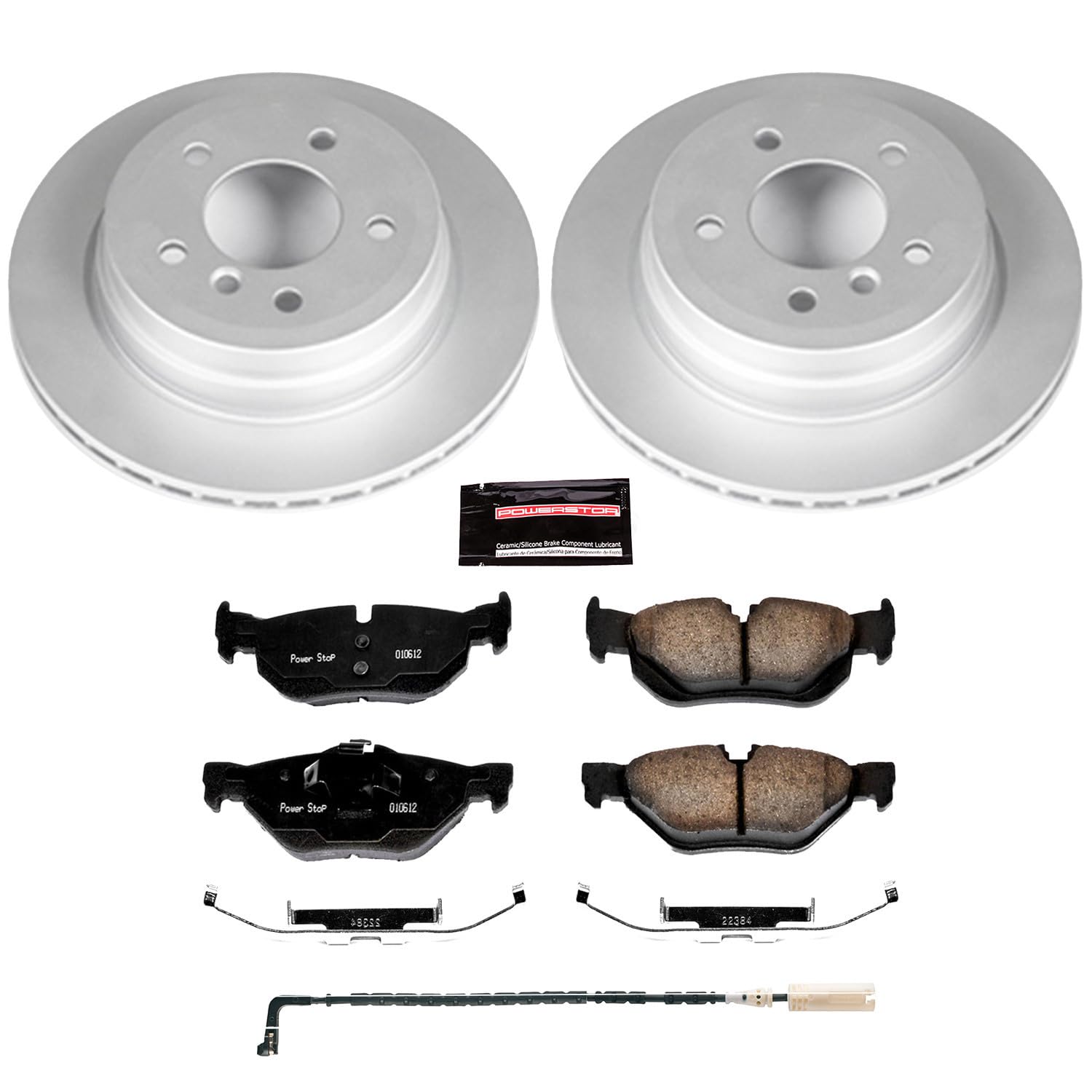 Power Stop Z23 CRK3002 Rear Evolution Geomet Coated Brake Kit For BMW 328i 2007-2010, BMW 328i xDrive 2009-2010, BMW 328xi 2007-2008 [Model Specific]