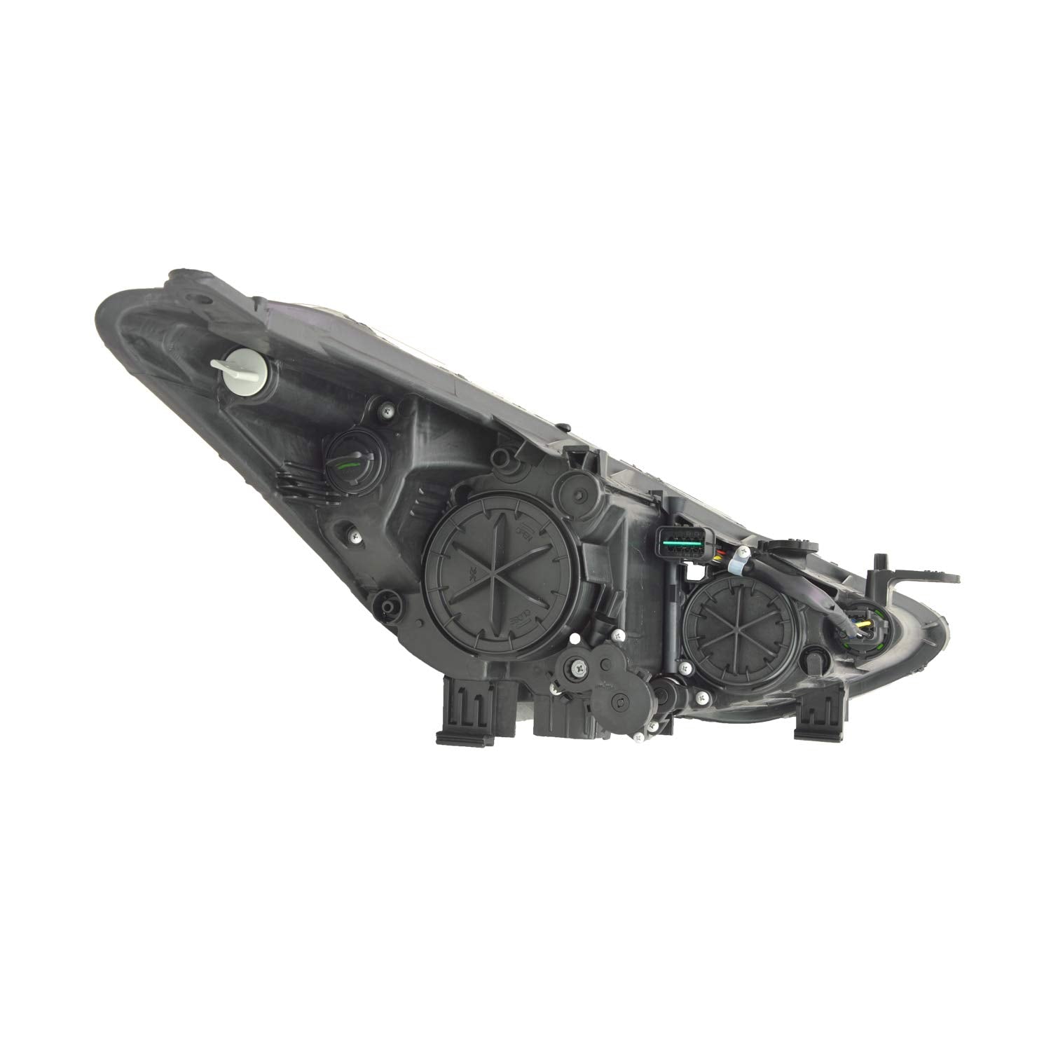 Left TYC Headlight Assembly Compatible with 2013-2017 Hyundai Elantra