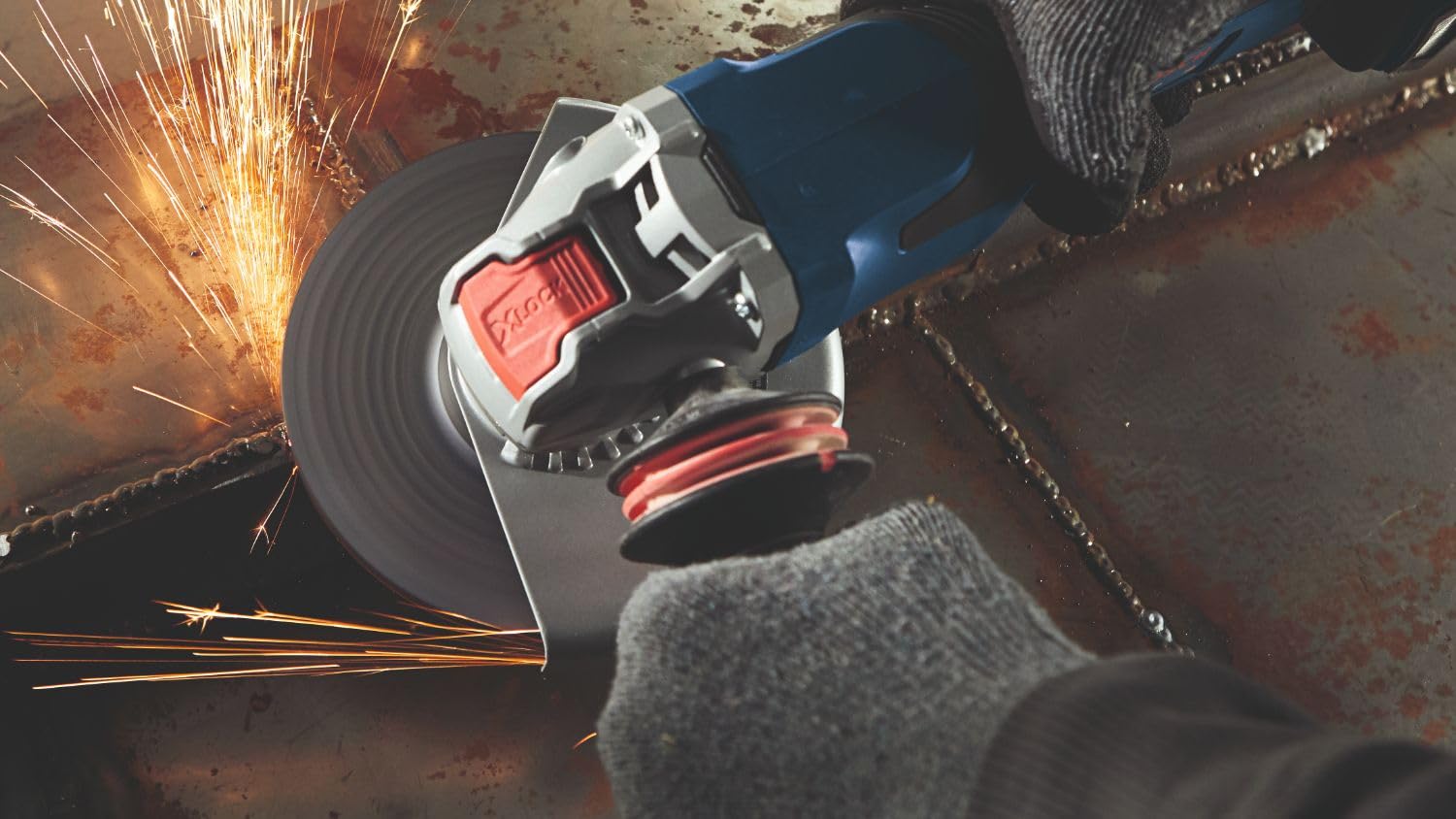 Bosch 18V GWX18V-13PN X-LOCK 5 – 6 In. Angle Grinder with No Lock-On Paddle Switch (Bare Tool)