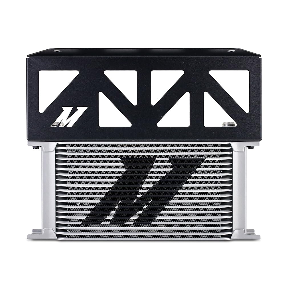 Mishimoto Oil Cooler, Silver Cooler Compatible with Subaru BRZ/Toyota GR86 2022+, Non-Thermostatic