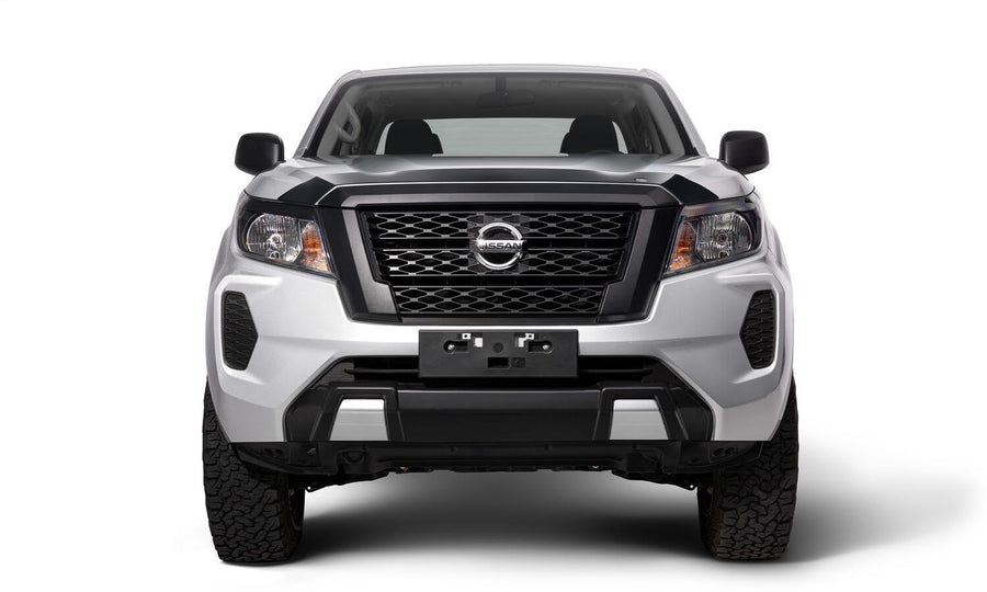 Aeroskin Hood Protector Husky Liners | Fits 2022-2026 Nissan Frontier | Low Profile Deflector/Bug Shield - 1 pc., Smoke | 2842195