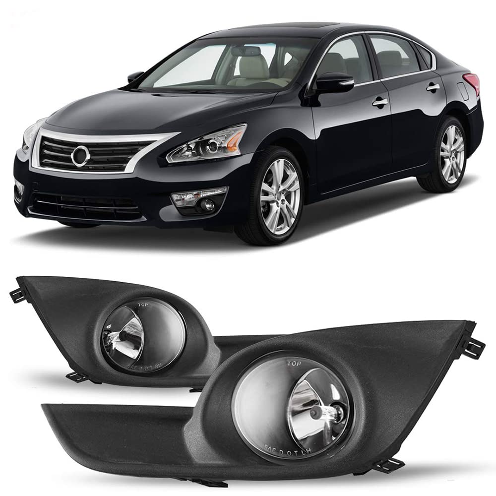 OEM Series Winjet for [2013-2015 Nissan Altima] Driving Fog Lights + Switch + Wiring Kit