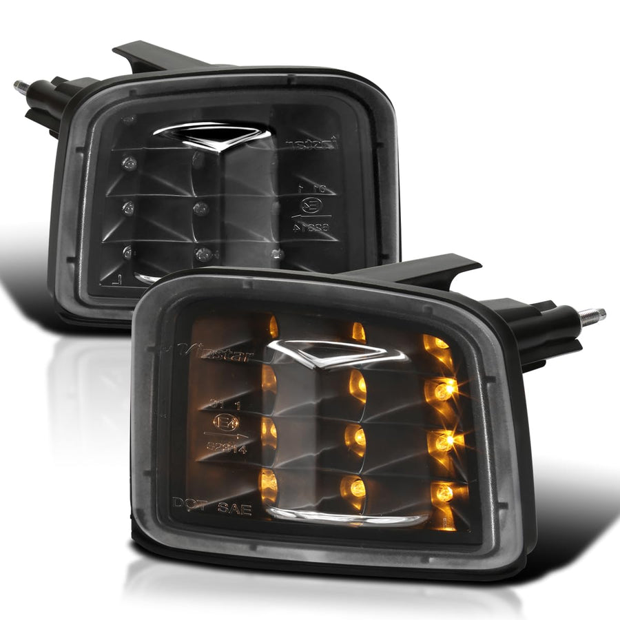 Sequential LED Bumper Lights SPEC-D TUNING Compatible with 2015-2021 Subaru Impreza WRX/STI, L+R Pair Assembly