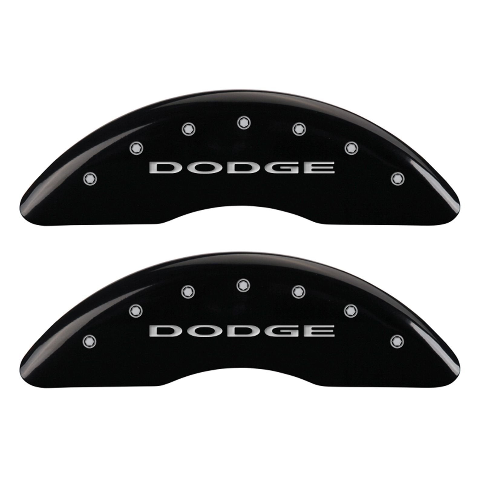 Caliper Covers MGP 12124SDD4BK with Black Powder Coat Finish, (Set of 4)