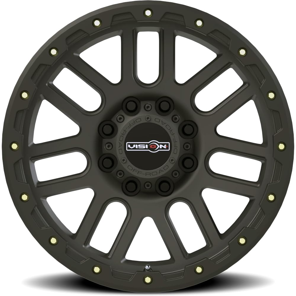 Nemesis Vision 17x9 Black Wheel / Rim 8x6.5 with a -12mm Offset and a 125.2 Hub Bore. Partnumber 111-7981MB-12
