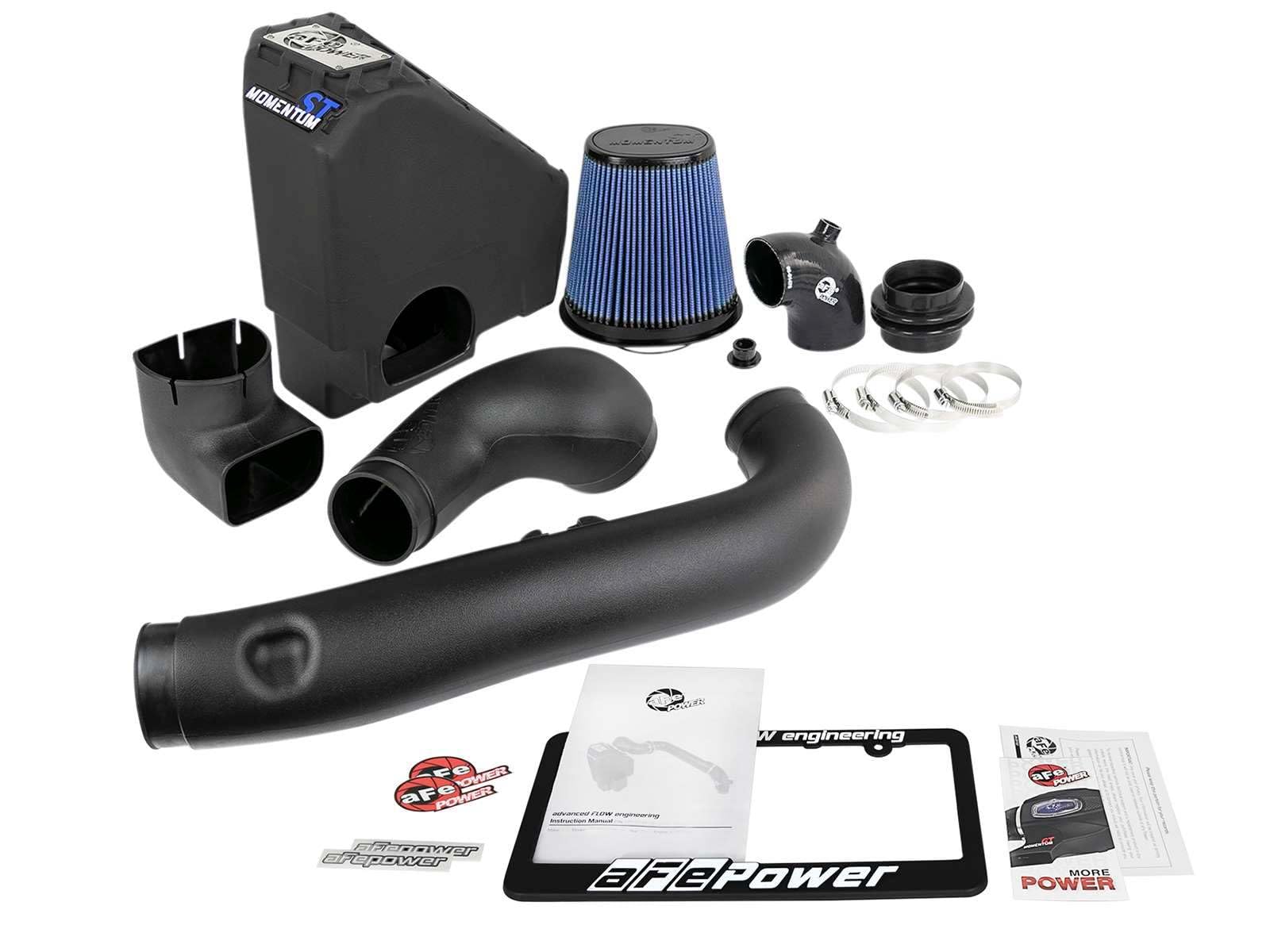 Momentum ST aFe POWER Cold Air Intake System w/Pro 5R Filter, #54-46216, Black