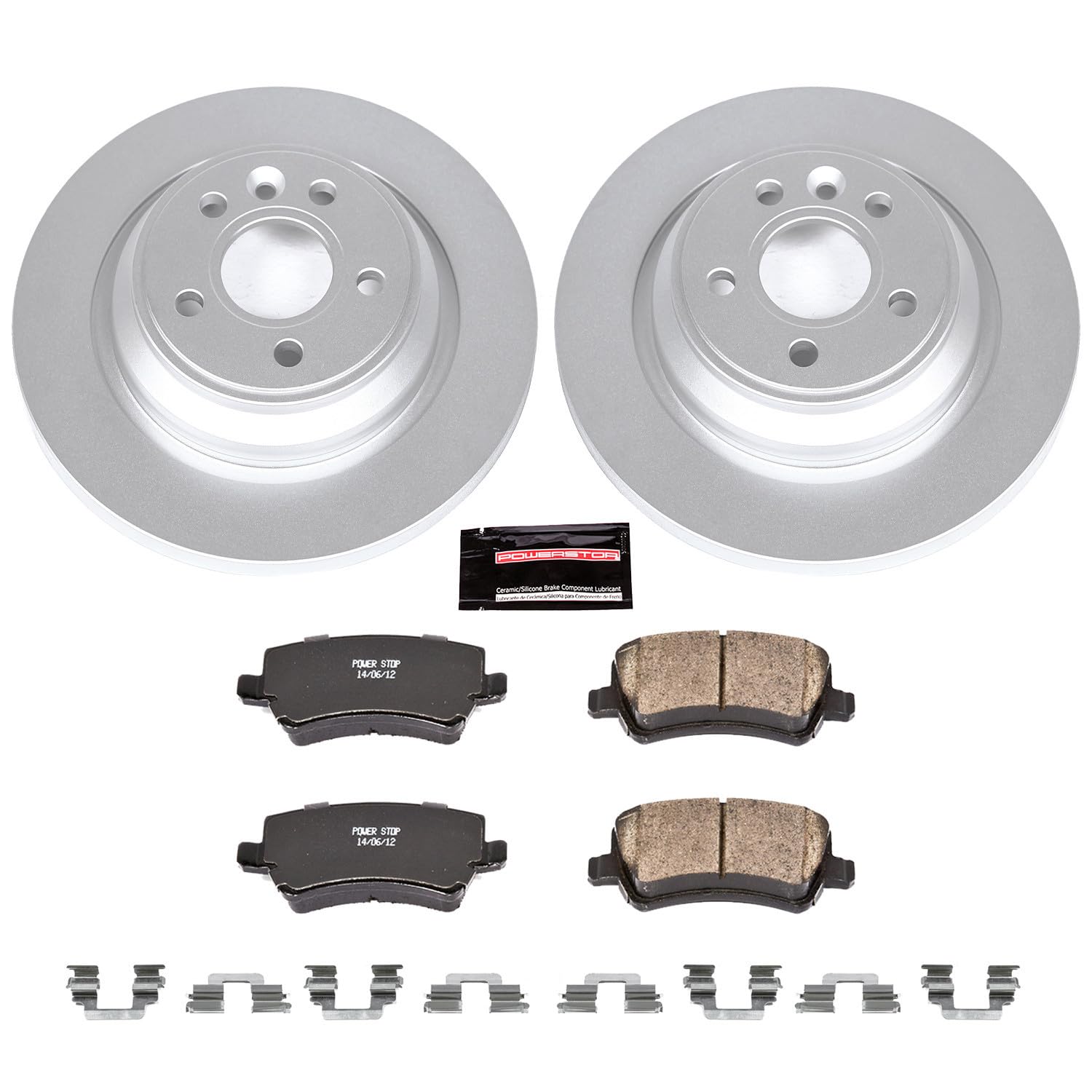 Power Stop Z23 Evolution Geomet Coated Brake Kit For Volvo S60, Volvo S60 Cross Country, Volvo S80, Volvo V60, Volvo V60 Cross Country, Volvo V70, Volvo XC70 [Model Specific]