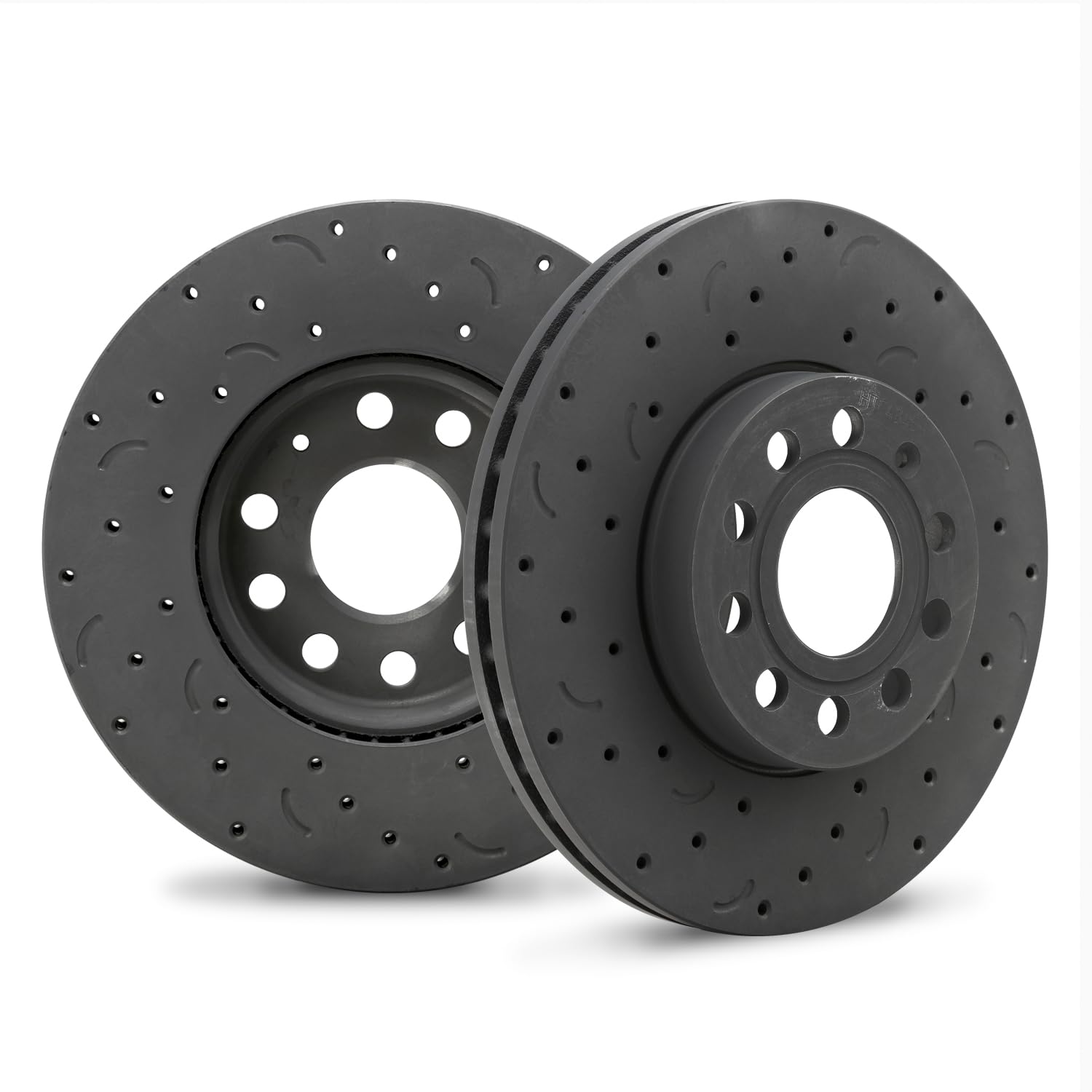 Hawk Performance Cross-Drilled and Slotted HTC4845 Talon Rotors