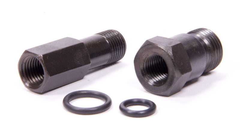 Black Proform 67400 Air Hold Adapter for 14mm/18mm Spark Plugs and 1/4 in NPT Female Threads - Pair