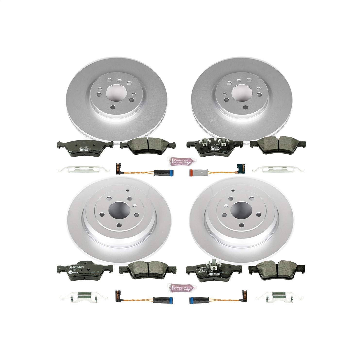 Euro-Stop Power Stop Brake Kit Front and Rear ESK4086