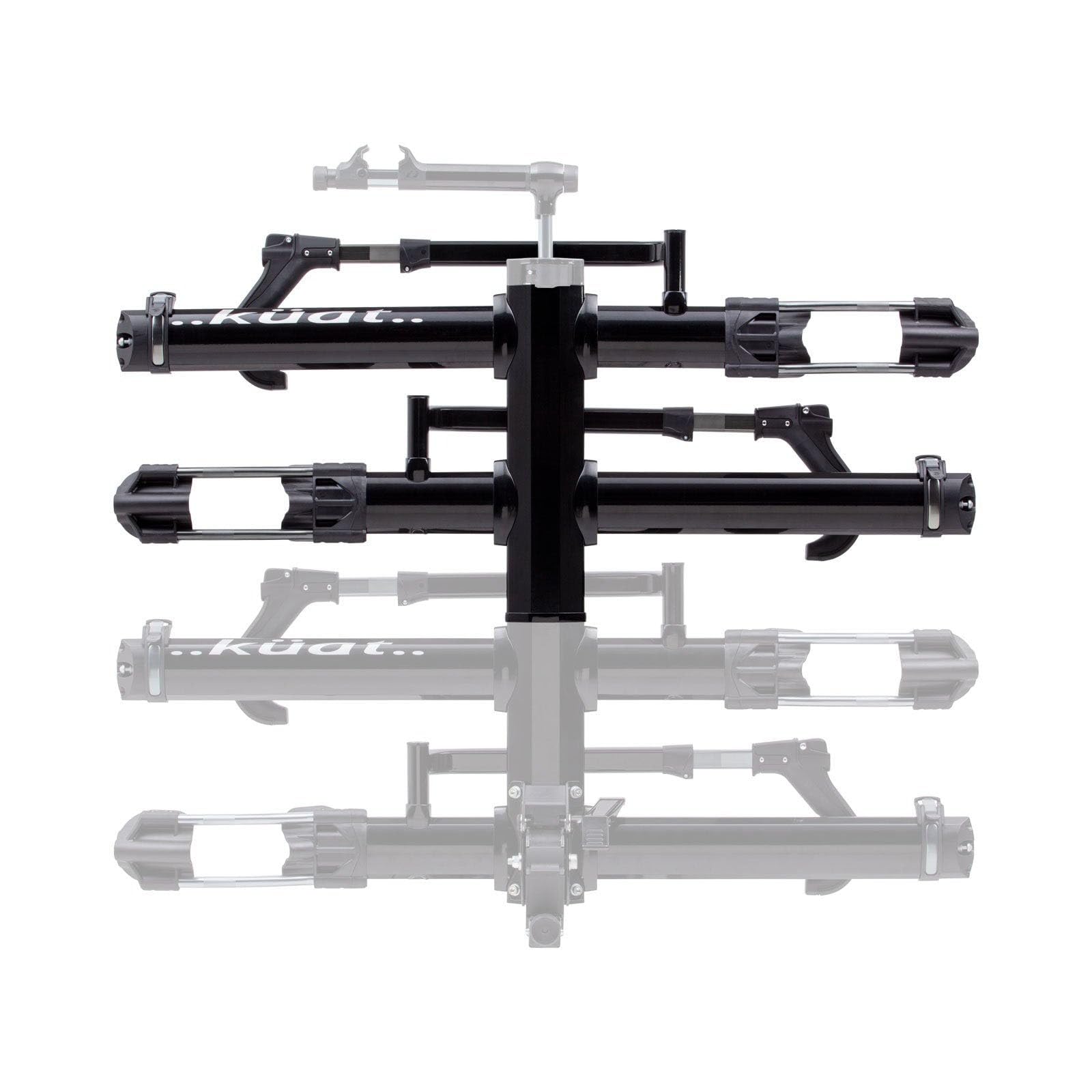 KUAT NV 2.0-2" Add-On - +2-Bike Rack | Increases The 2" NV to a 4-Bike Hitch Rack | Rugged All-Metal Construction | E-Bike Compatible | Easy Installation | Black Metallic (NA22B)