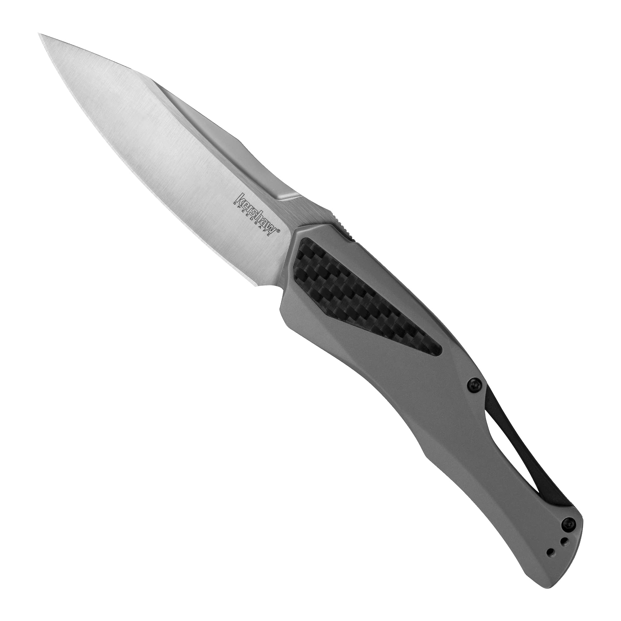 Kershaw Spear Point Collateral Pocket Knife, 3.4-in. Blade, SpeedSafe Assisted Opening, Frame Lock (5500)