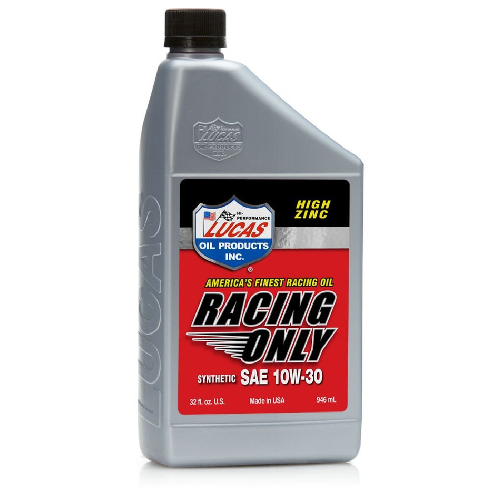 10W-30 Lucas Oil Synthetic Racing Oil - 1 Quart