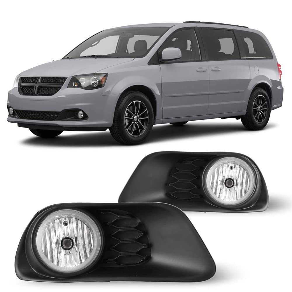 OEM Series Winjet for [2011-2017 Dodge Grand Caravan] Driving Fog Lights + Switch + Wiring Kit