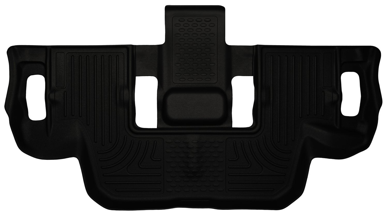 Weatherbeater Husky Liners Floor Mats | Fits 2009-2019 Ford Flex; 2010-2019 Lincoln MKT | 3rd Row, 1-pc Black - 19341