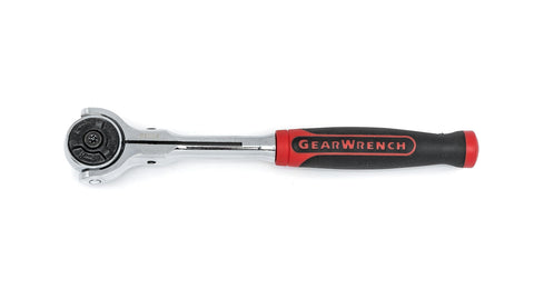 1/4" Drive GEARWRENCH 72 Tooth Dual Material Roto Ratchet, 6-3/4" - 81224