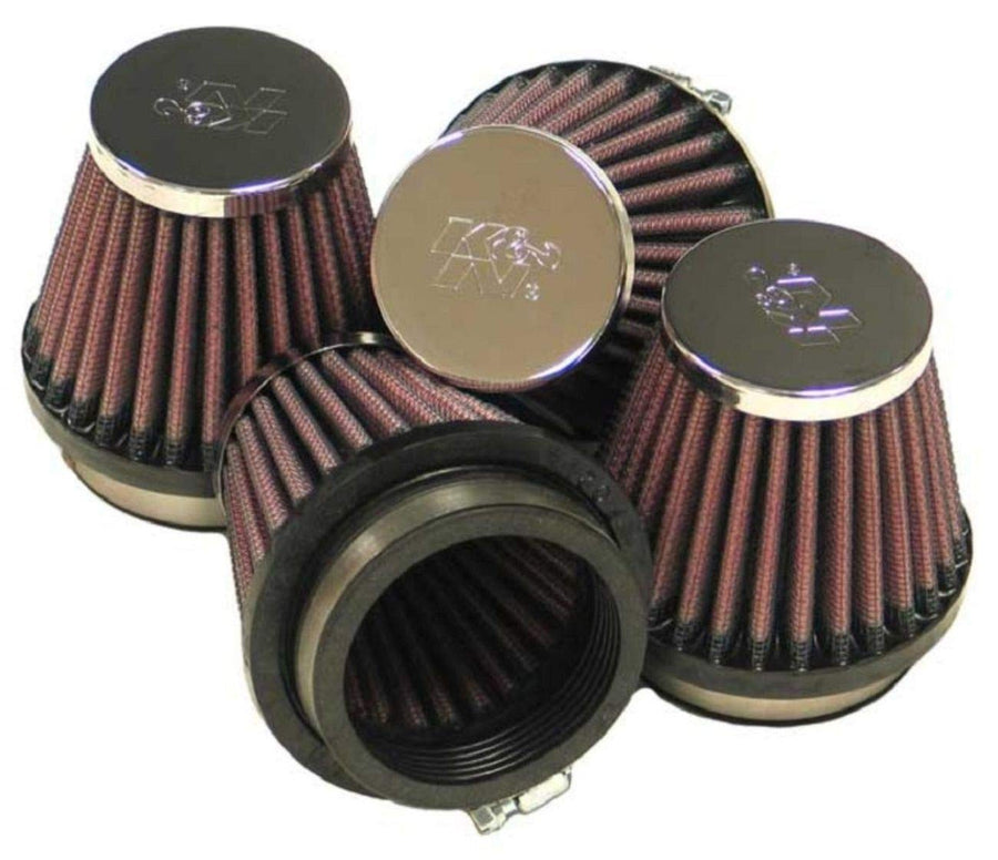 K&N Air Filter: Universal Clamp-On High Performance, Premium, Replacement Engine Filter: Flange Diameter: 2.125 In, Filter Height: 2.75 In, Flange Length: 0.625 In, Shape: Round Tapered, RC-2344