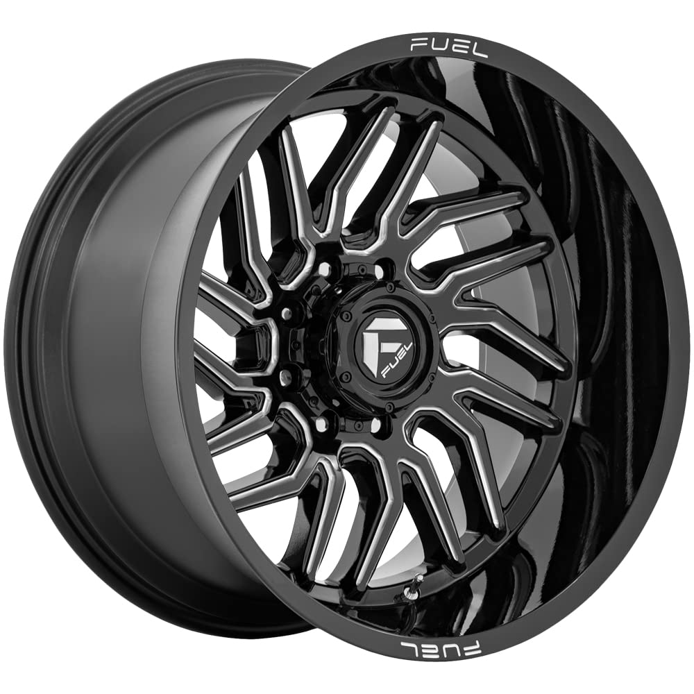 1PC Fuel D807 20X10 8X180 G-BLK-MILL -18MM - D80720001847