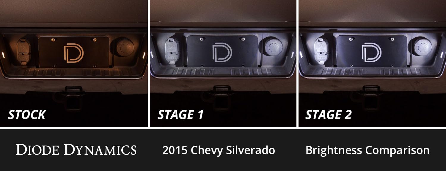 Diode Dynamics LED bulb pack interior compatible with Chevrolet Silverado 2014-2018, Stage 1