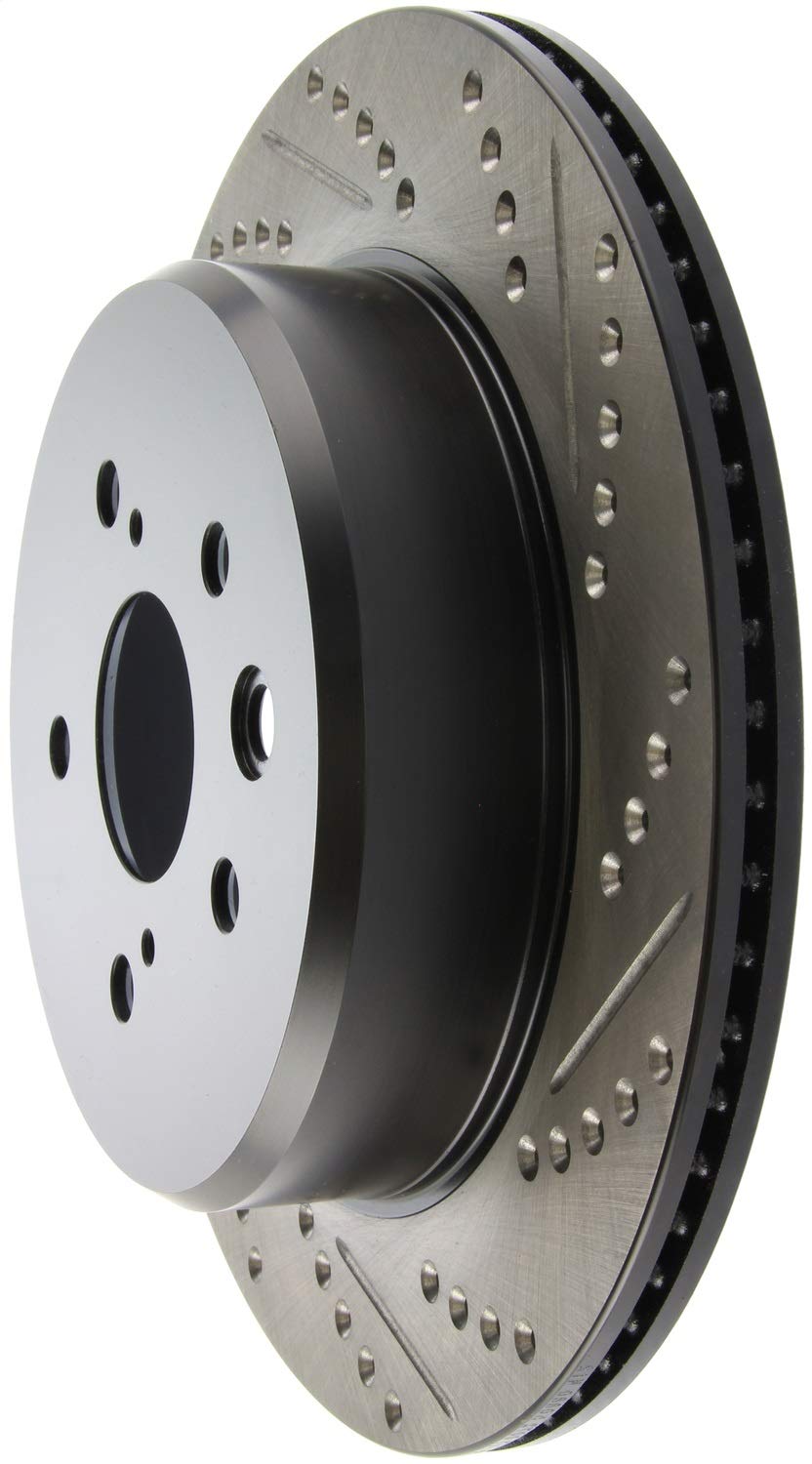 Sport Drilled/Slotted Brake Rotor StopTech 127.44189L (Rear Left), 1 Pack