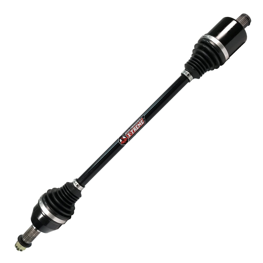 Demon Powersports Xtreme Heavy Duty Rear Left/Right Axle for (2014-15) Can Am Maverick 1000, 4340 Chromoly Steel Re-Engineered Cage Design, Larger Components & Dual Heat Treated to Increase Strength