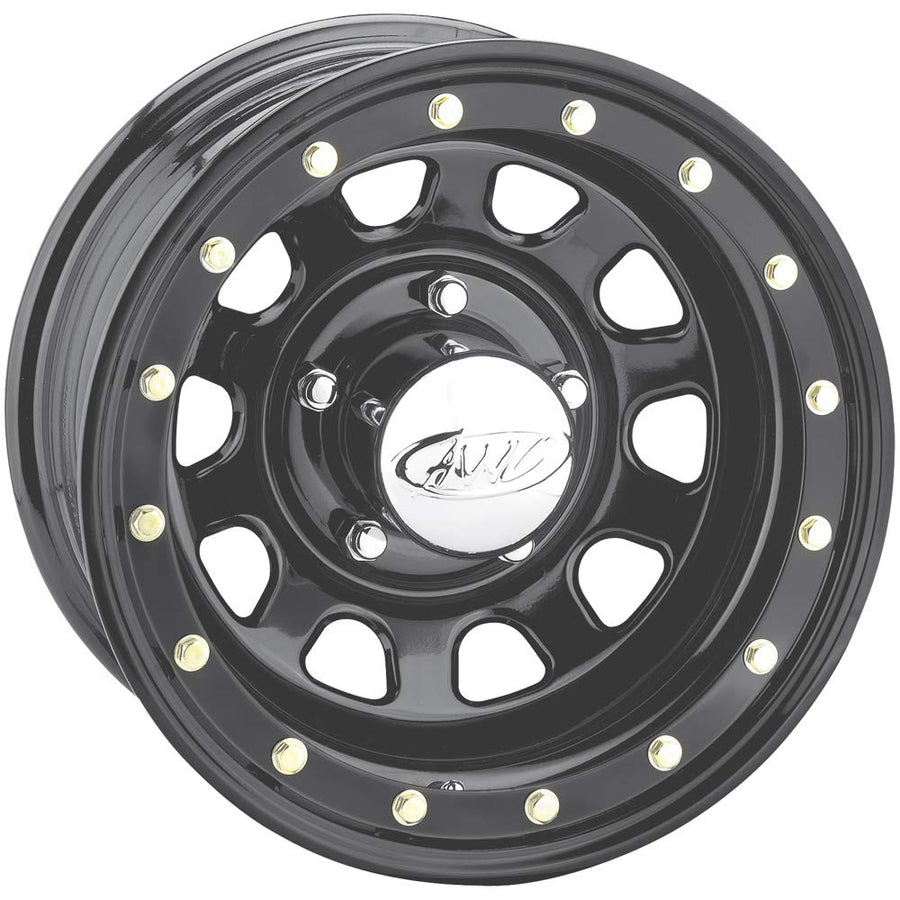 Daytona AWC 54M Custom Wheel - Matte Black with Street Lock 15" x 10", -44 Offset, 6x139.7 Bolt Pattern, 108mm Hub