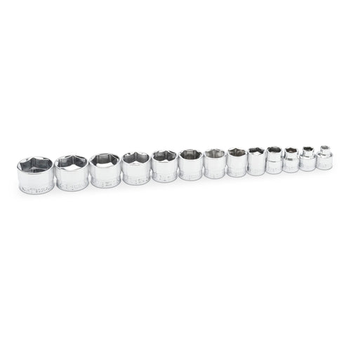 13 Piece GEARWRENCH 3/8" Drive 6 Point SAE Stubby Socket Set - 81397