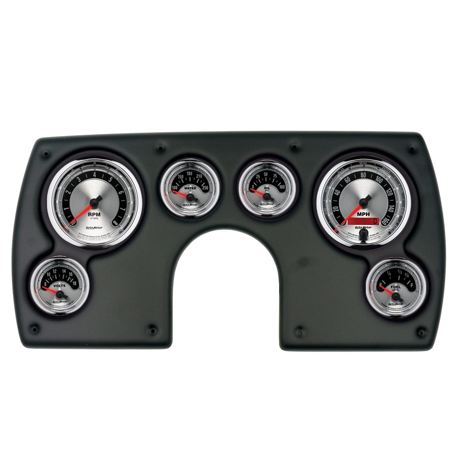 AutoMeter Dash Kit Direct Fit, (3 3/8" X2, 2 1/16" X4), Chevy Camaro 69, American Muscle (2921-01)