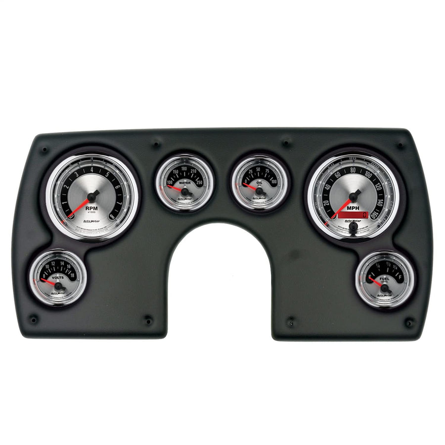 AutoMeter Dash Kit Direct Fit, (3 3/8" X2, 2 1/16" X4), Chevy Camaro 69, American Muscle (2921-01)