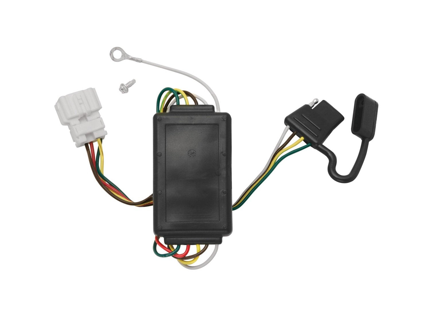 T-One® T-Connector Harness, Tekonsha 118427, 4-Way Flat, w/Circuit Protected Converter, Compatable with 2007-2011 Honda CR-V Black