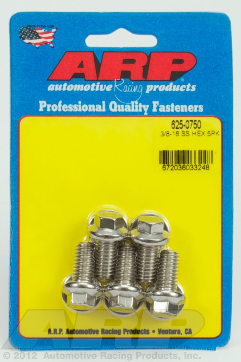 Hex Bolt ARP (625-0750), Stainless Steel